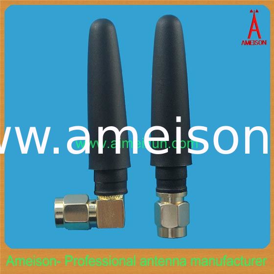 Ameison 433MHz 2dBi Rubber Duck Antenna-SMA Plug Connector